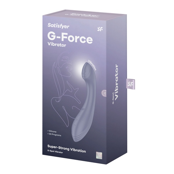 Вибратор для точки G Satisfyer G-Force Violet, 10 режимов + 5 уровней интенсивности SO8779 фото