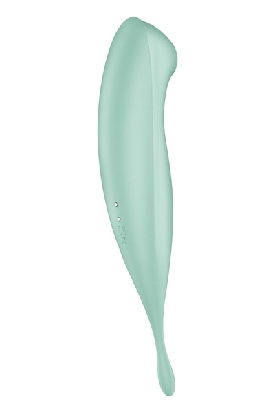 Смарт-вибратор для клитора с вакуумной стимуляцией Satisfyer Twirling Pro+ Mint SO6716 фото