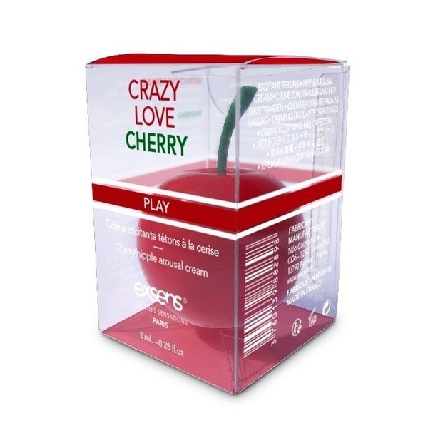 Збудливий крем для сосків EXSENS Crazy Love Cherry (8 мл) з жожоба та олією ши, їстівний SO3334 фото