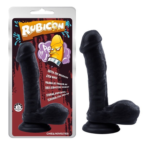 Фаллоимитатор с присоской Chisa Rubicon Gentle Black Penis, черный 43745/CN-711754374 фото