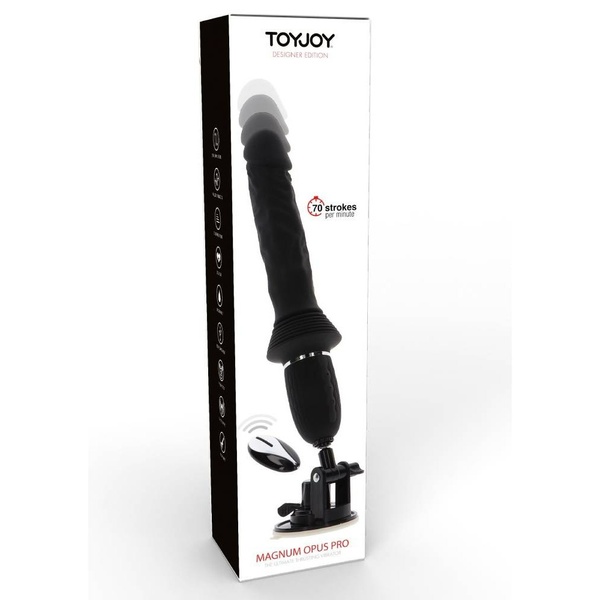 Секс-машина с фрикциями, на присоске, с пультом Toy Joy черный, 30 х 4.1 см TJ10394 фото