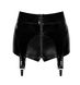 Шортики Noir Handmade F325 Glam suspender wetlook and vinyl shorts - M SX0382 фото 6