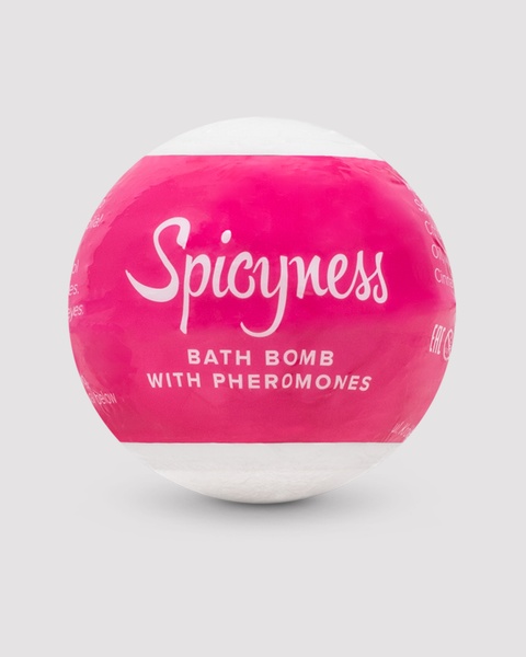 Бомбочка для ванны з феромонами Obsessive Bath bomb with pheromones Spicy 411087 фото