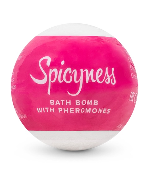 Бомбочка для ванны з феромонами Obsessive Bath bomb with pheromones Spicy 411087 фото
