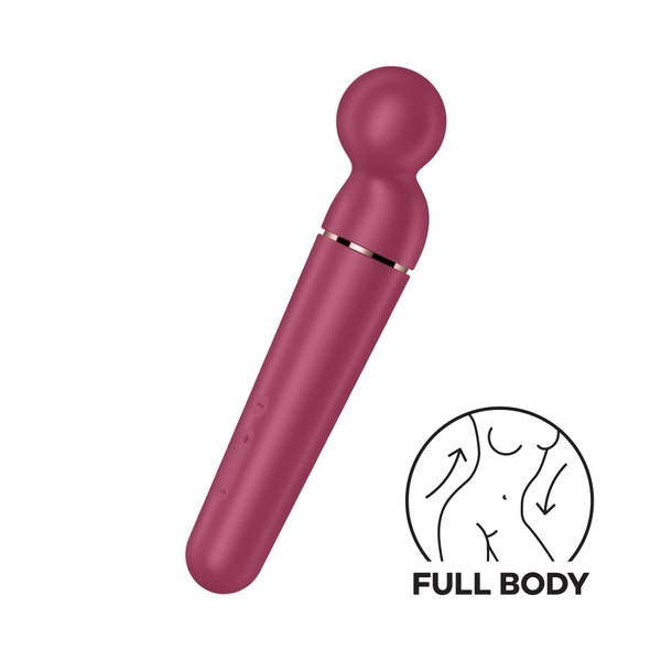 Вибромассажер Satisfyer Planet Wand-er Berry/Rosegold, очень мощный, беспроводной SO8781 фото