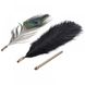 Набор из 2 перышек ,Natural Peacock Flirting Feather Tickler 04995/Z-SMD-032-ZH фото 1