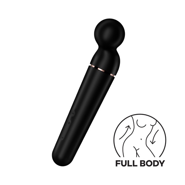 Вибромассажер Satisfyer Planet Wand-er Black/Rosegold, очень мощный, беспроводной SO8782 фото