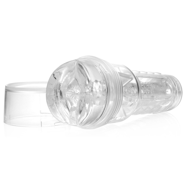 Мастурбатор анус в колбе, киберкожа Fleshlight Ice Butt Crystal, прозрачный FL19020 фото