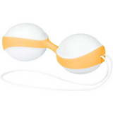 Вагинальные шарики Amor Gym Balls white - yellow AMOR-AM082 White-yellow фото