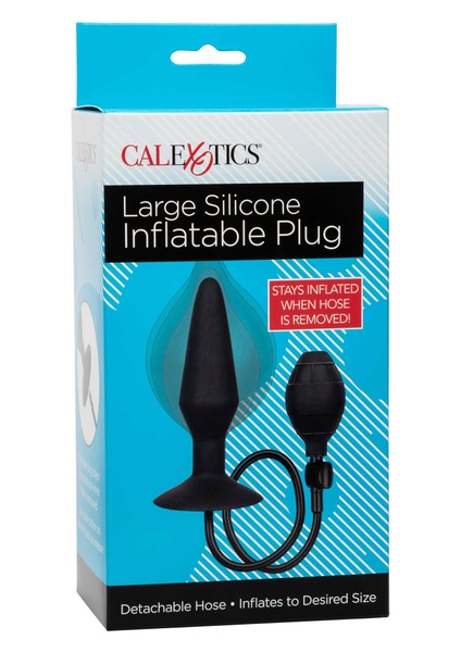 Анальная пробка с накачкой L CalExotics Silicone Inflatable Plug, 14 x 1.7–3.9 см CL12032 фото