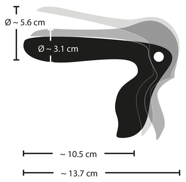 Расширитель для вагины Bad Kitty Vibrating Speculum со встроенным светодиодом и вибрацией 5563430000 фото