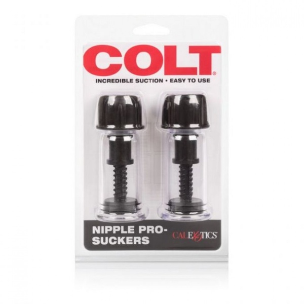 Присоски Nipple Pro для повышенной чувствительности BDSM Colt Black C13242 фото