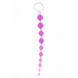 Анальные шарики на жесткой связке Thai, 25х2 см фиолетовый Toy Joy TJ9258 TOY/ фото 1